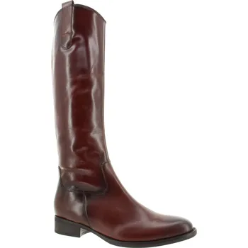 Dámské kozačky GABOR Dámské kožené hnědé kozačky XS 51.647.28-XS-265 Velikost 38