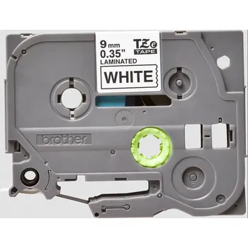 Tiskárna štítků TZE-221 - kazeta s páskou - bílá/černá, 9 mm, 8 m