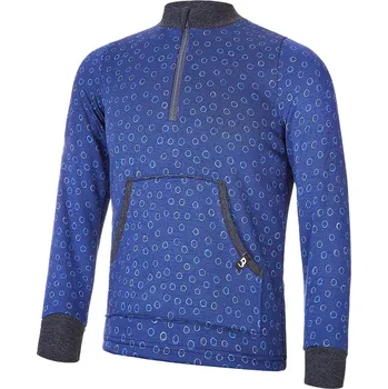 BARIDI wear Mikina hřejivá kapsa - modrá Velikost oblečení: 140