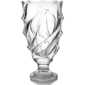 Váza KŘISTÁLOVÁ VÁZA BOHEMIA SURF NA NOZE 370MM