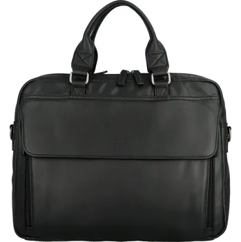 Business kožená taška černá - Katana Eugenio černá