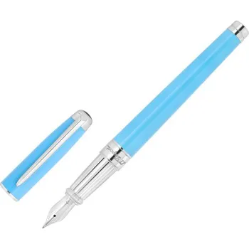 Kancelář S.T. DUPONT - Line D ETERNITY Turquoise-blue L - Plnící pero