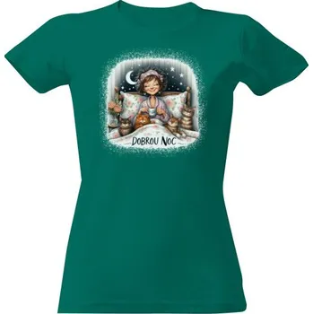 Dámské tričko Tričko s potiskem Dobrou noc-žena dámské
