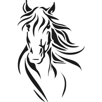 Šablona Hlava koně 1, 20 x 30 cm, plast