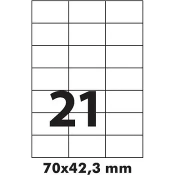 Speciální papír Samolepicí etikety Utility, 70 x 42,3 mm, 50 archů