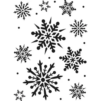 Šablona Vločky 2, 20 x 15 cm, plast