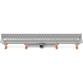 Odvodňovací žlab Žlab lineární podlahový ke stěně 950 mm, boční D40, medium mat