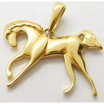 Přívěsek Klenoty Budín Dámský zlatý přívěsek - kůň 585/1,17gr HK3210 (Klenoty Budín Dámský zlatý přívěsek - kůň 585/1,17gr HK3210)