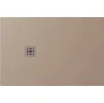 TRENECA vanička z litého mramoru s možností úpravy rozměru, 120x80cm, béžová mat 84302.81