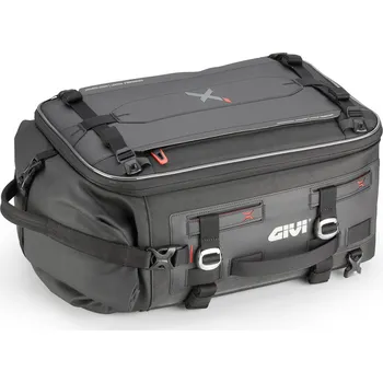Motodoplněk Givi XL02B voděodolná taška rozšiřovací 25-35 l. Praktická sedlová brašna Givi o objemu 35 l.