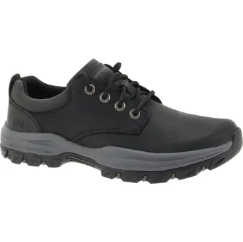 Pánské polobotky SKECHERS Pánské kožené černé polobotky 204920-BLK-247 Velikost 41,5