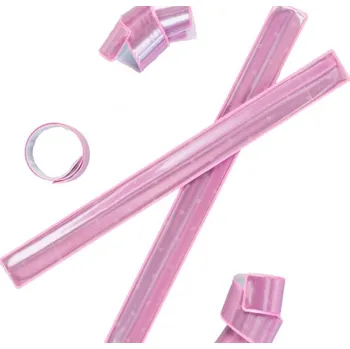 páska reflexní 3M bez potisku růžová 32x3cm