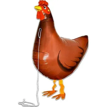 Balónek Chodící foliový balónek slepice