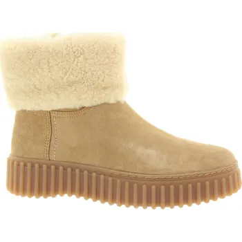 Dámský kabát CLARKS Dámský béžový kožený kotník 26179563-TAN-265 Velikost 36