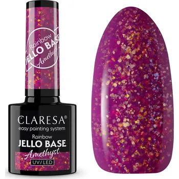 Lak na nehty Gel lak CLARESA® Rainbow Jello Base Amethyst