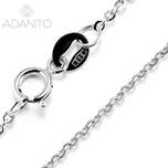 Zlatý řetízek z bílého zlata