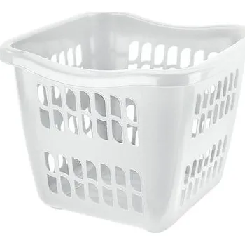 Koš na prádlo Koš 25,7l na čisté pr. 39x39x30cm BRIO, bílý, CURVER, plast