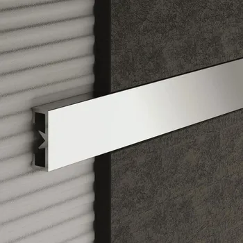 Obklad LDTM/20 - listela 20x7, délka 270 cm, hliník, titan broušený 93225