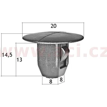 plastová příchytka (sada 10 ks) 50328T