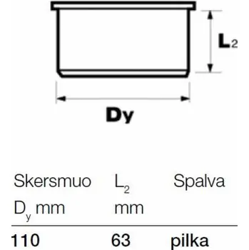 Kanalizační potrubí Vnitřní kanalizační žaluzie Wavin, O 110 mm