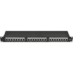 PP-160 24P/C6/S - 19" patch panel, 1U, 24x RJ45 CAT6 STP