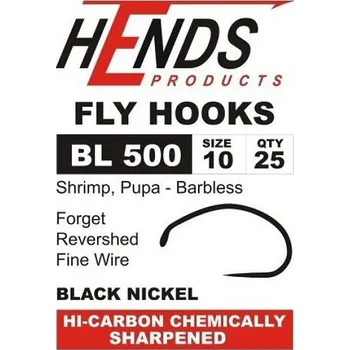 Rybářský háček Muškařský háček Hends blešivci a pupy (BL500) č. 14, 25 ks
