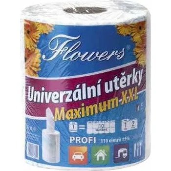Utěrka Utěrky kuch.2vr.,110m, Flowers MAXIMUM XXL PROFI