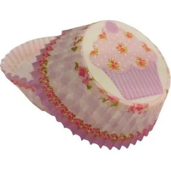Forma na pečení Košíčky na Muffiny d5x3,2cm, fialový, 50ks, papír
