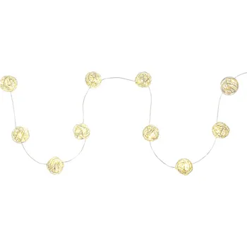 Vánoce RETLUX RXL 238 Sříbrné Koule 10LED WW TM