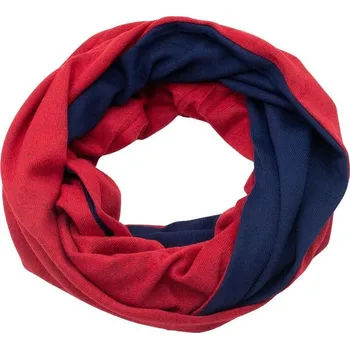 Nákrčník Tunelová zimní šála - červeno-modrá