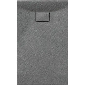 Sprchová vanička BPS-koupelny Obdélníková akrylátová sprchová vanička HYD-OSV-JUKO 90x70 šedá