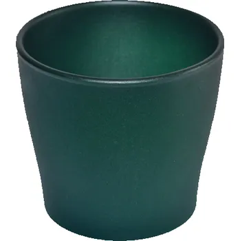 Hrnec Keramický hrnec DOMOLETTI TOSKANIA, zelený, O16 cm
