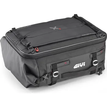 Zavazadlo na motocykl Givi XL03 voděodolná taška rozšiřovací 39-52 l. Praktická sedlová brašna Givi o objemu 39 - 52 l.