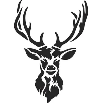 Šablona Hlava jelena 1, 20 x 30 cm, plast