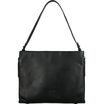 Kabelka Dámská kožená kabelka na rameno černá - Katana Paraska černá