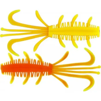 Umělá nástraha Gumové nástrahy Kinetic NYX - žluto/oranžová, 10 ks