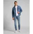 Pánská větrovka Lee Rider Jacket Washed Camden středně modrá, M