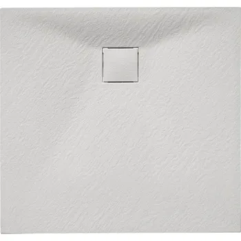 Sprchová vanička BPS-koupelny Čtvercová akrylátová sprchová vanička HYD-SSV-RIKO 90x90 bílá