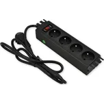 PD.0401.001 - 10" napájecí panel, 1U, vypínač