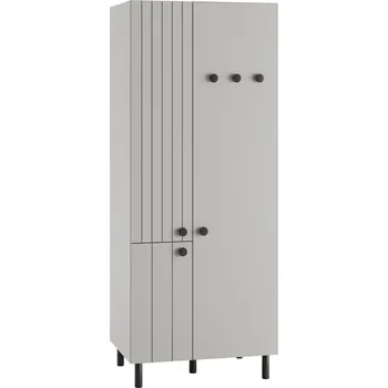 Šatní skříň BAZA Šatní skříň W3 Match - nožičky, šedá