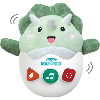 plyšák Roly-poly plyšový dino s efekty 20cm
