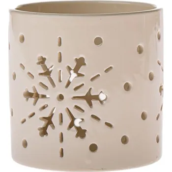 Vůně do bytu Keramický svícen béžový