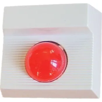 Svítilna JUMBO LED BZ - červená - signalizace včetně bzučáku
