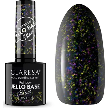 Lak na nehty Gel lak CLARESA® Rainbow Jello Base Black