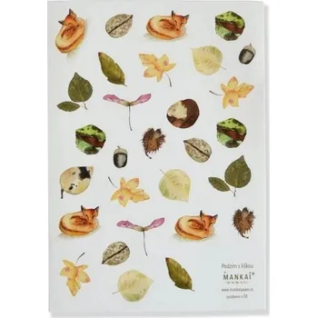 Party dekorace Nálepky Podzim s liškou