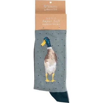 Pánské ponožky Wrendale Designs "Guard Duck" - Kachna