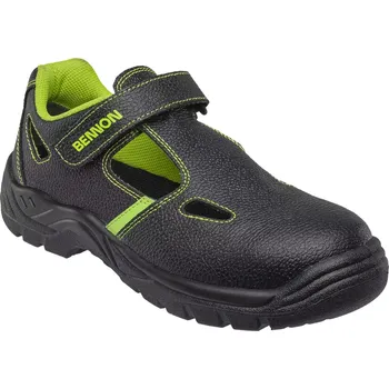 Pracovní obuv BNN BASIC O1 Sandal černý-zelený - 39