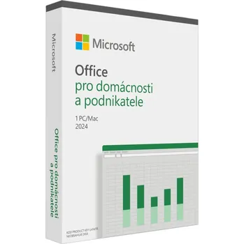 Microsoft Office 2024 pro domácnosti a podnikatele CZ 64 bit krabicová verze