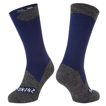 Pánské termo ponožky Voděodolné ponožky Sealskinz Raynham Grey/Blue