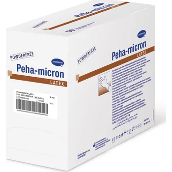 Vyšetřovací rukavice Peha-micron latex, vel. 7 bez pudru (50 párů)